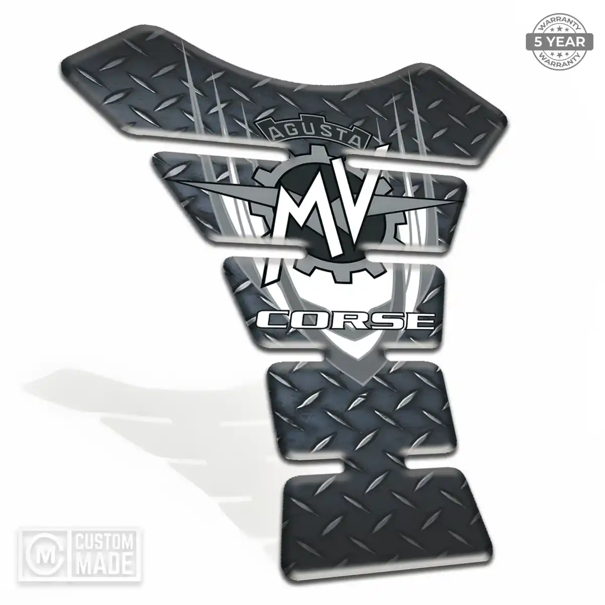 Agusta Tank Guard Pads Refined Design
