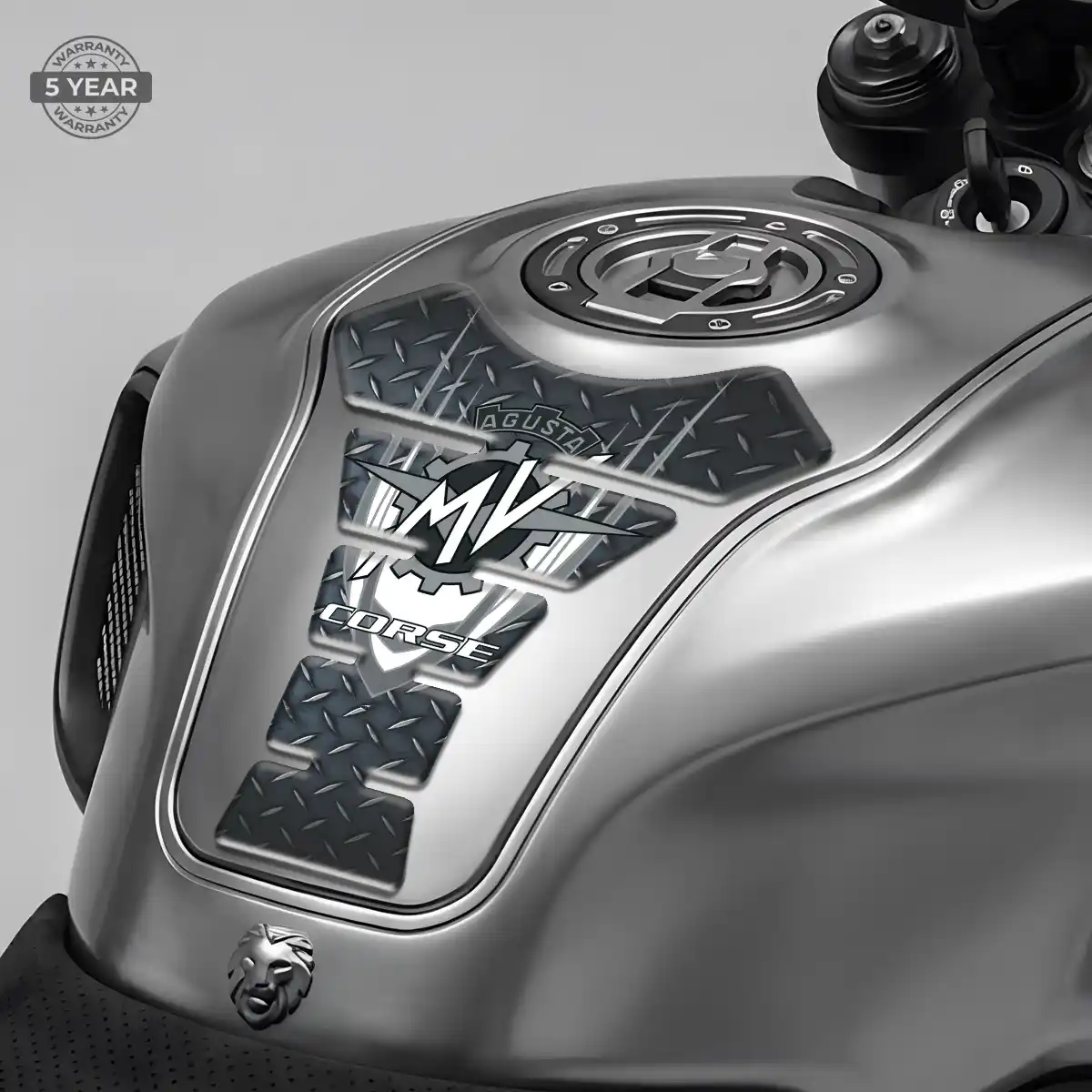 Agusta Tank Guard Pads Refined Design