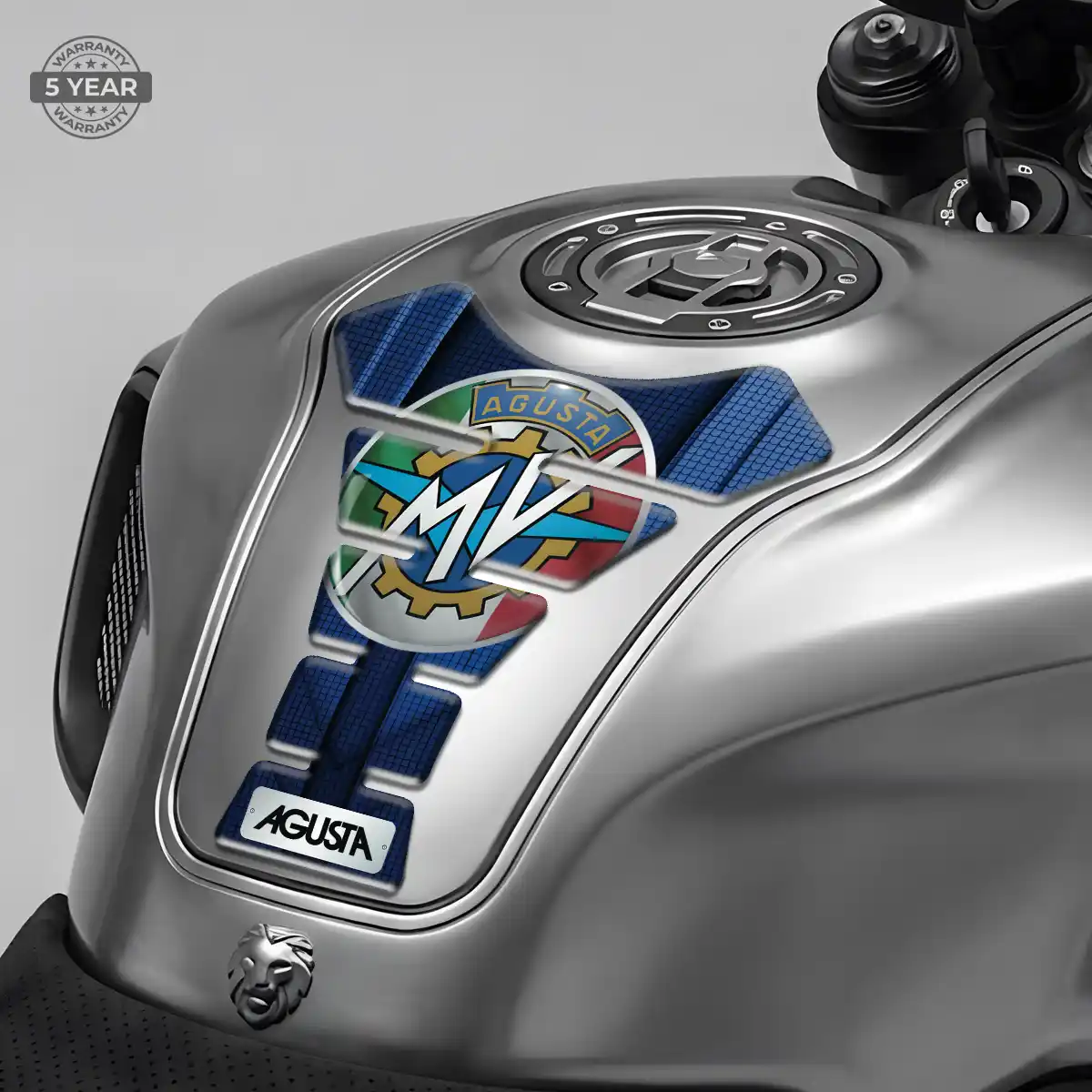Agusta Tank Guard Protector Motorbike Elite Finish