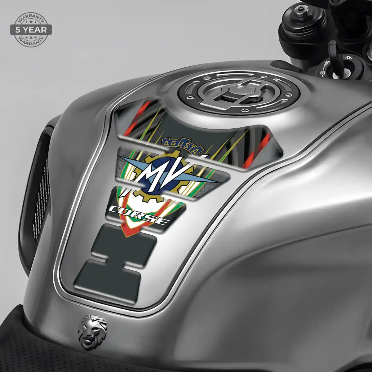 Agusta Tank Guard Protector Motorcycle Refined Design