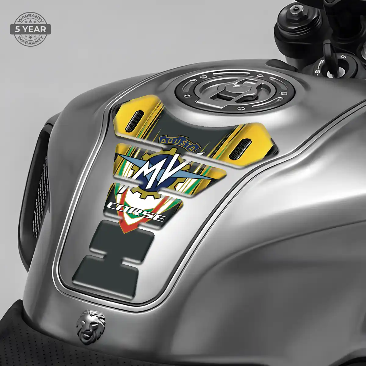 Agusta Tank Guard Protector Motorcycle Sleek Style