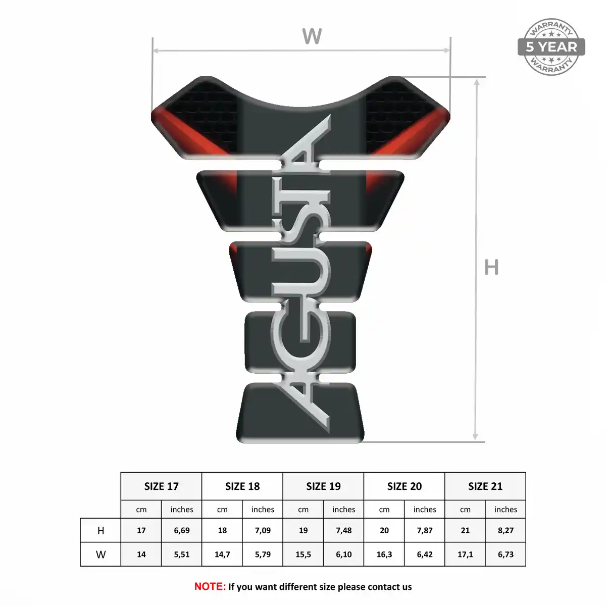 Agusta Tank Guards Motorbike Superior Craft