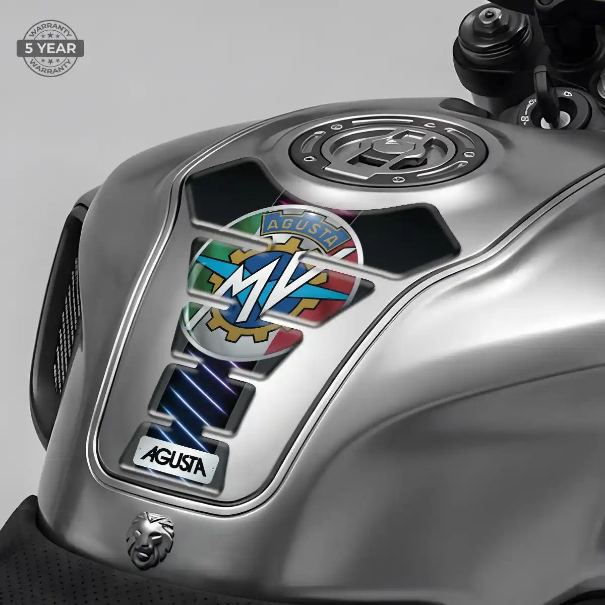 Agusta Tank Guards Motorcycle Sleek Style