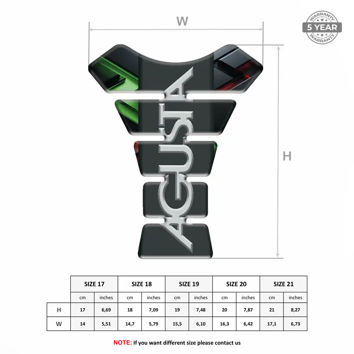 Agusta Tank Guards Motorcycle Superior Craft