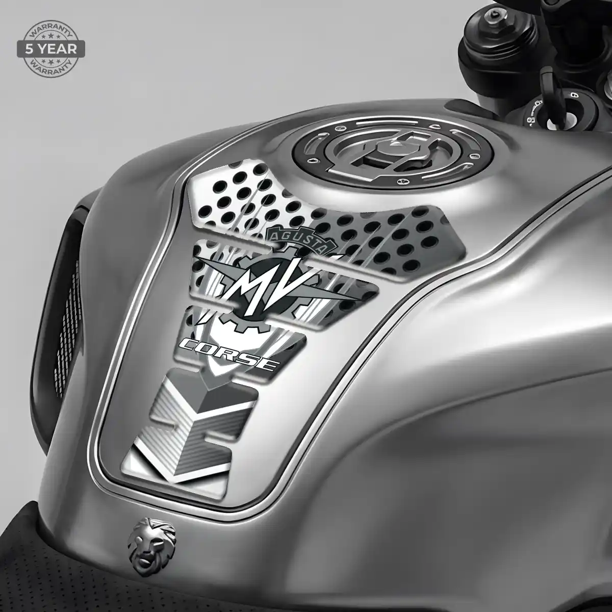 Agusta Tank Guards Refined Design