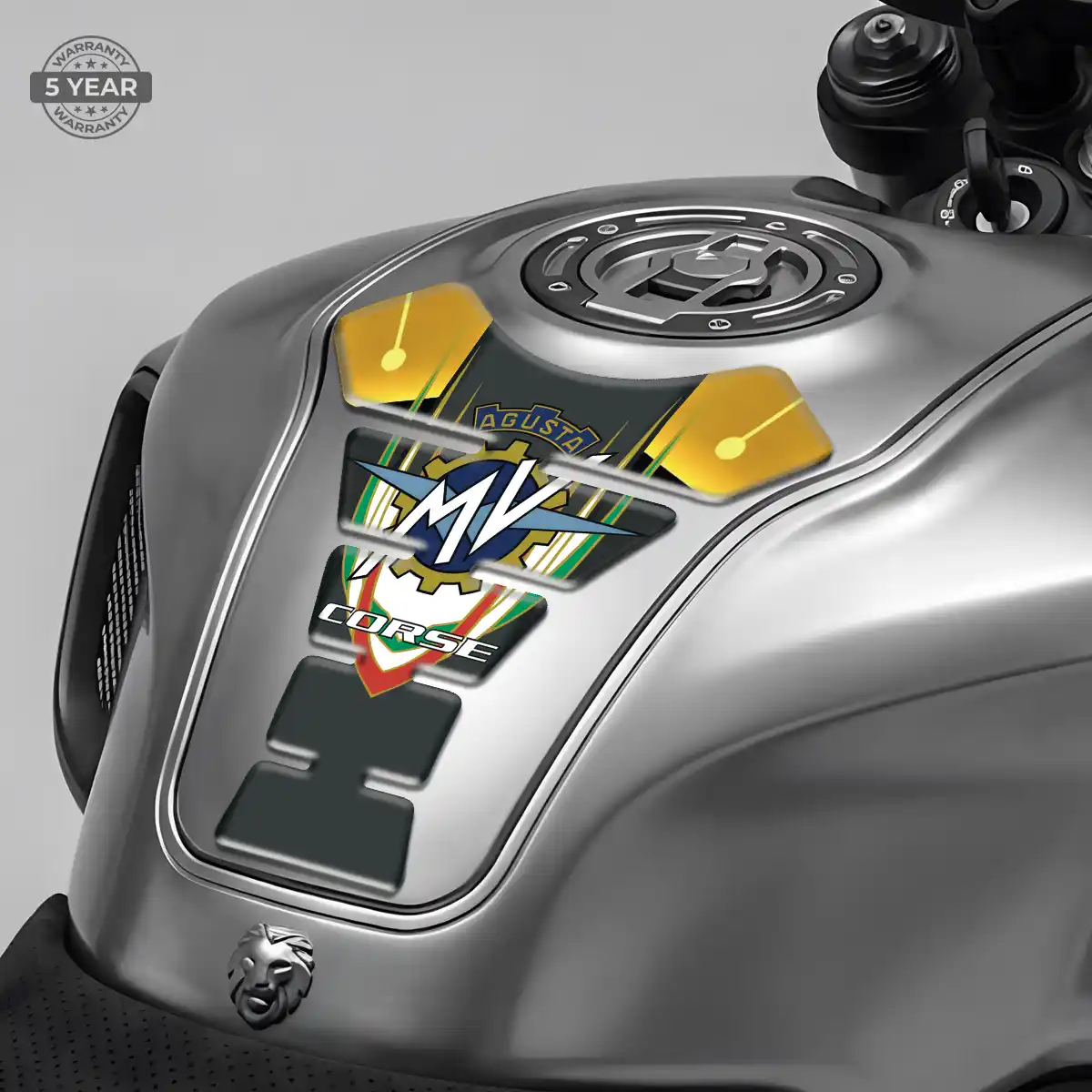 Agusta Tank Knee Pad Refined Design