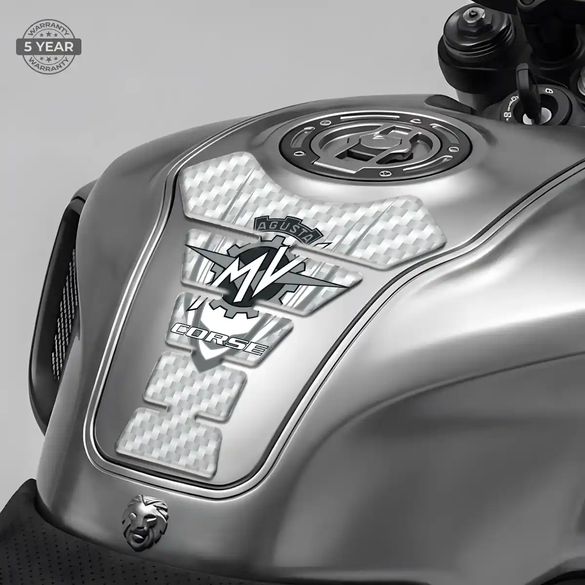 Agusta Tank Knee Pad Sleek Style