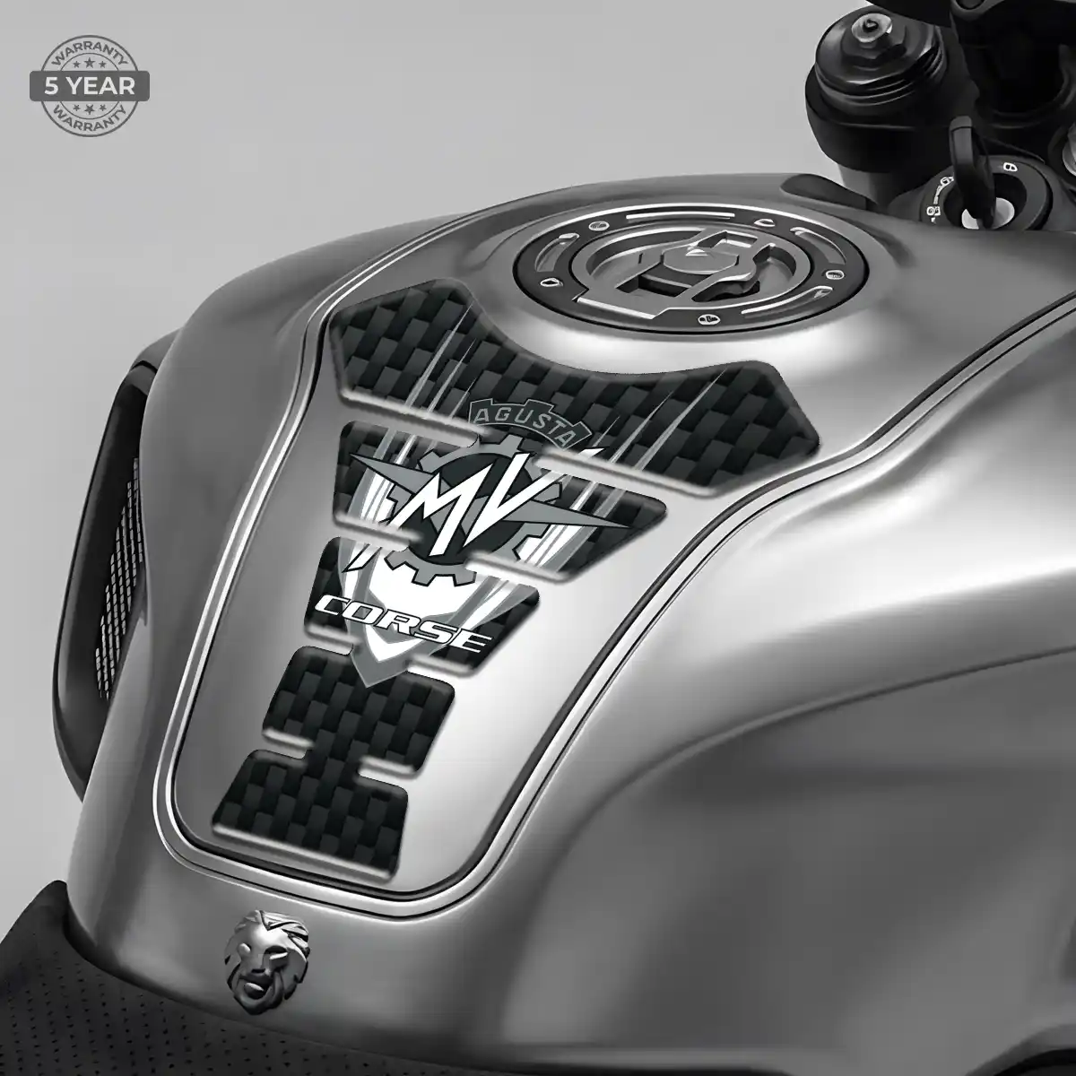 Agusta Tank Pad Fuse Motorcycle Refined Design