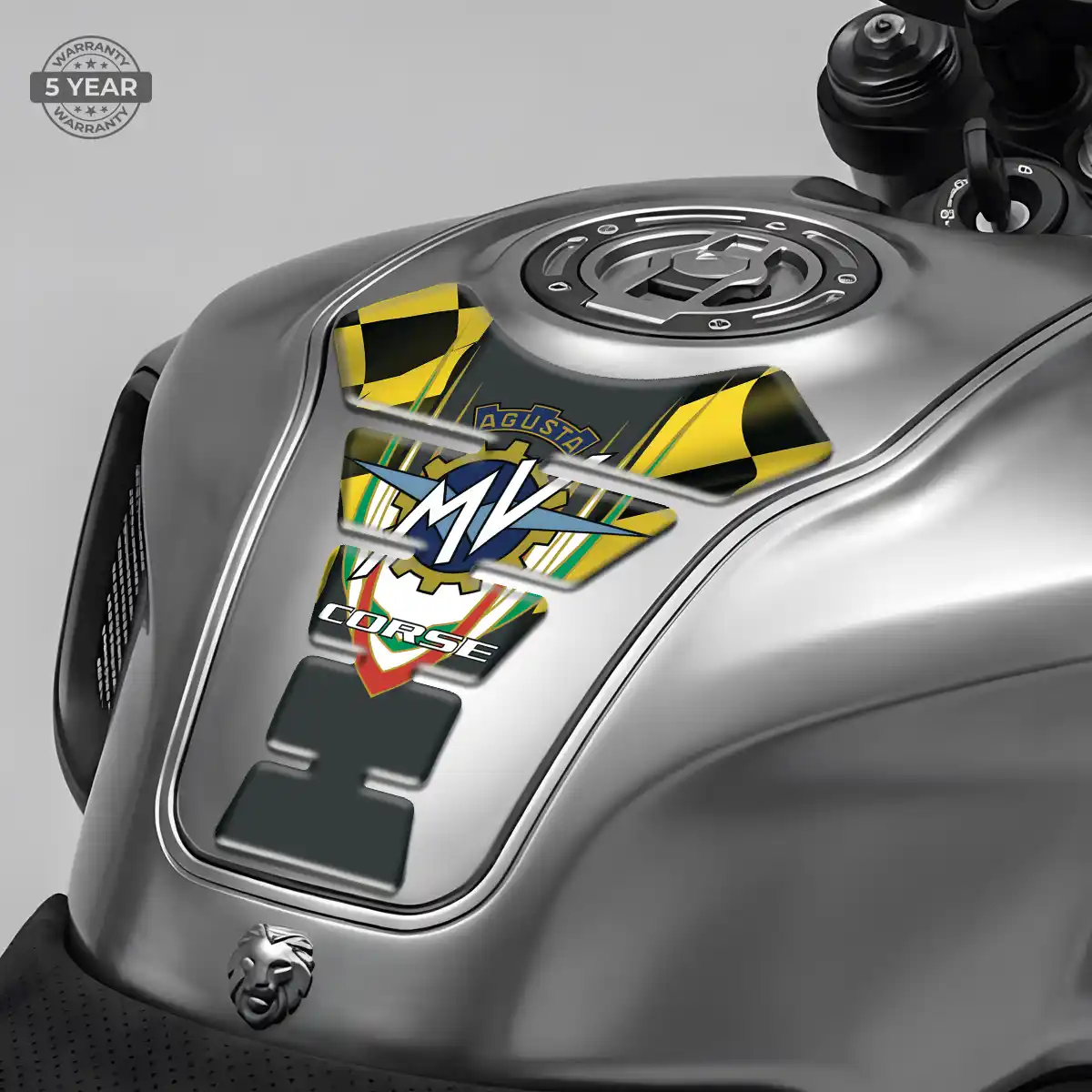 Agusta Tank Pad Fuse Motorcycle Sleek Style