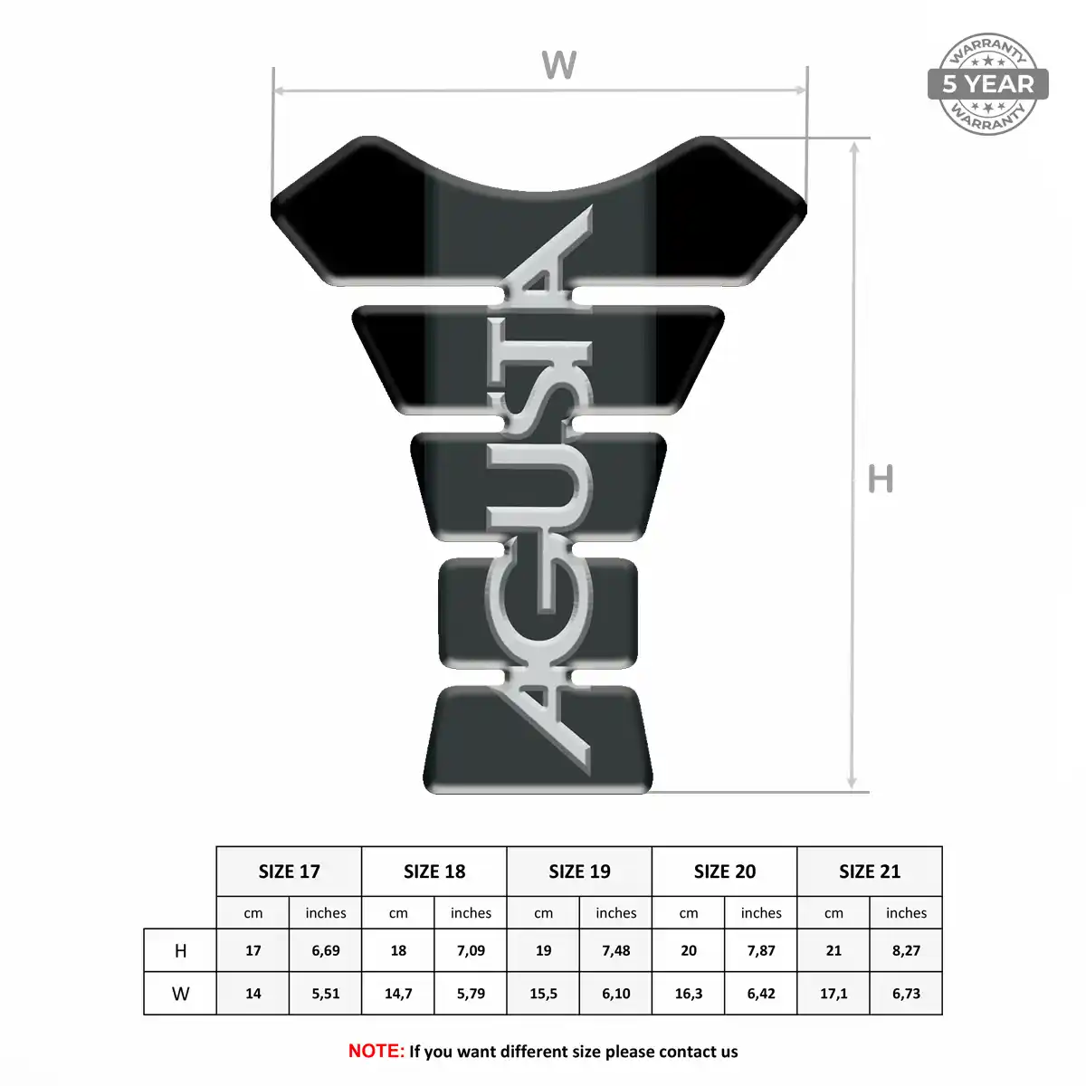 Agusta Tank Pad Fuse Refined Design