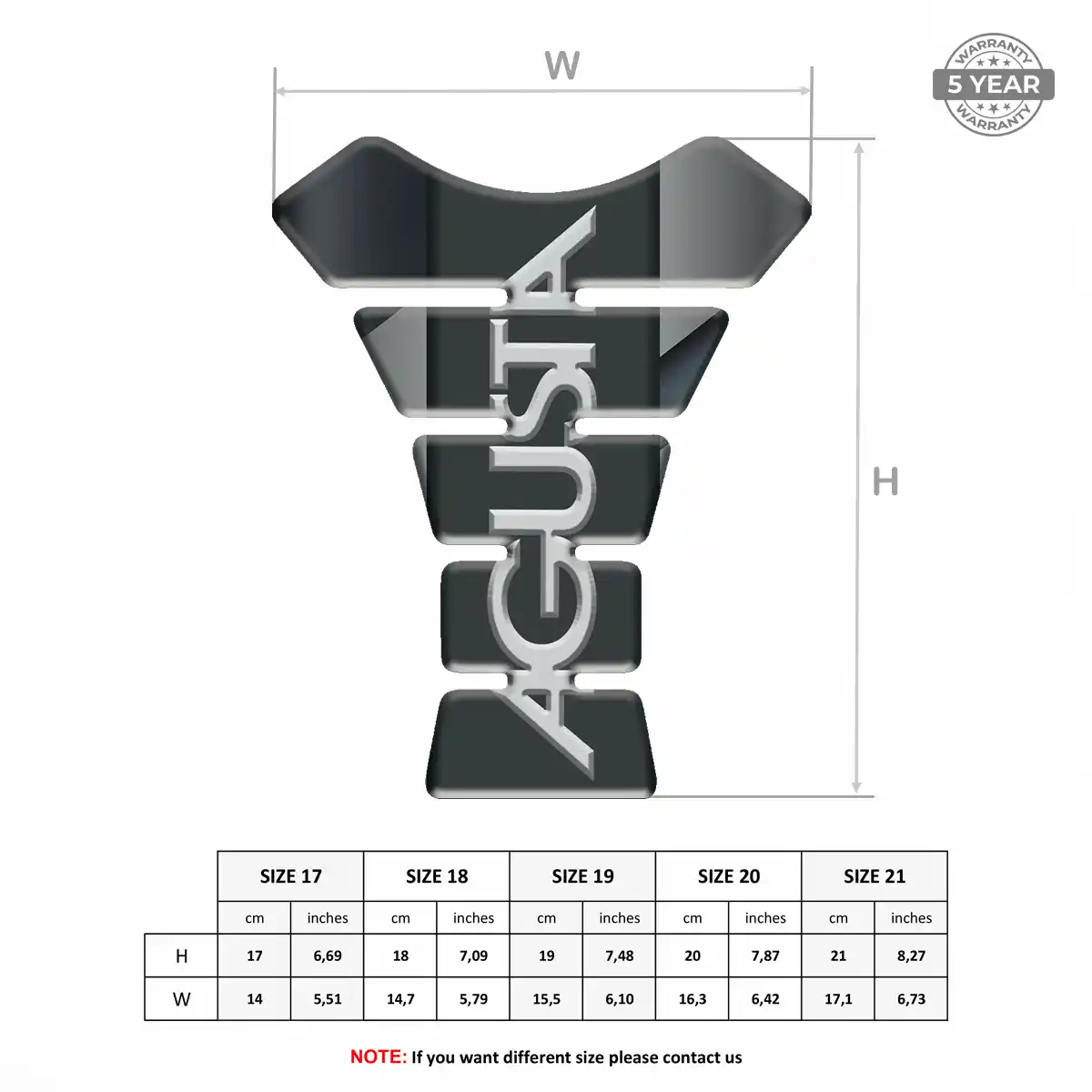 Agusta Tank Pad Fuse Signature Grade
