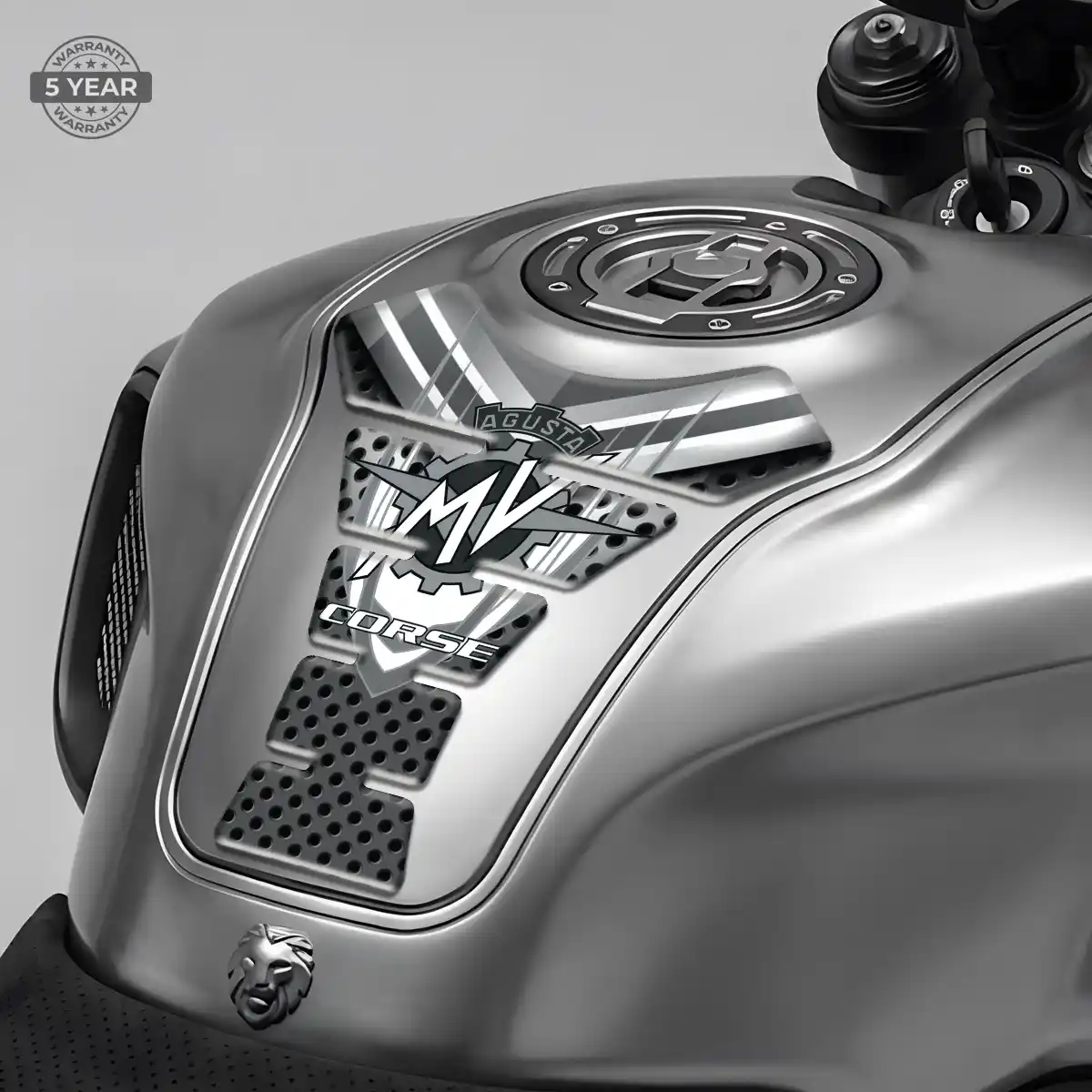 Agusta Tank Pad Guard Motorbike Sleek Style