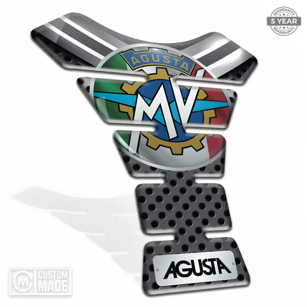 Agusta Tank Pad Guard Motorcycle Elite Finish