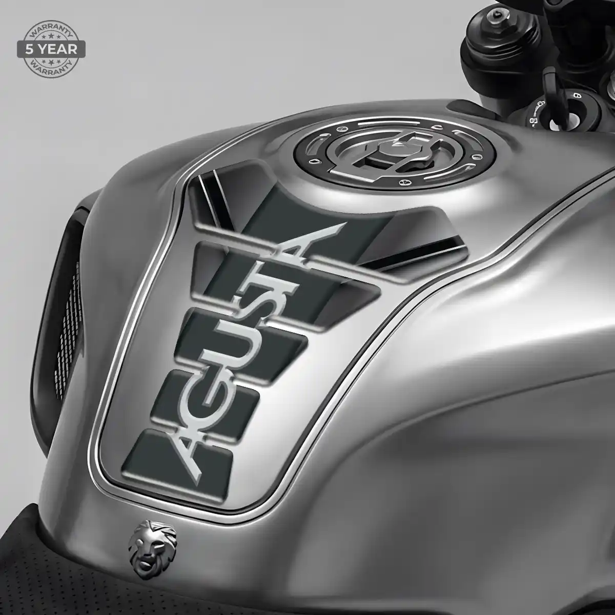 Agusta Tank Pad Guard Motorcycle Refined Design