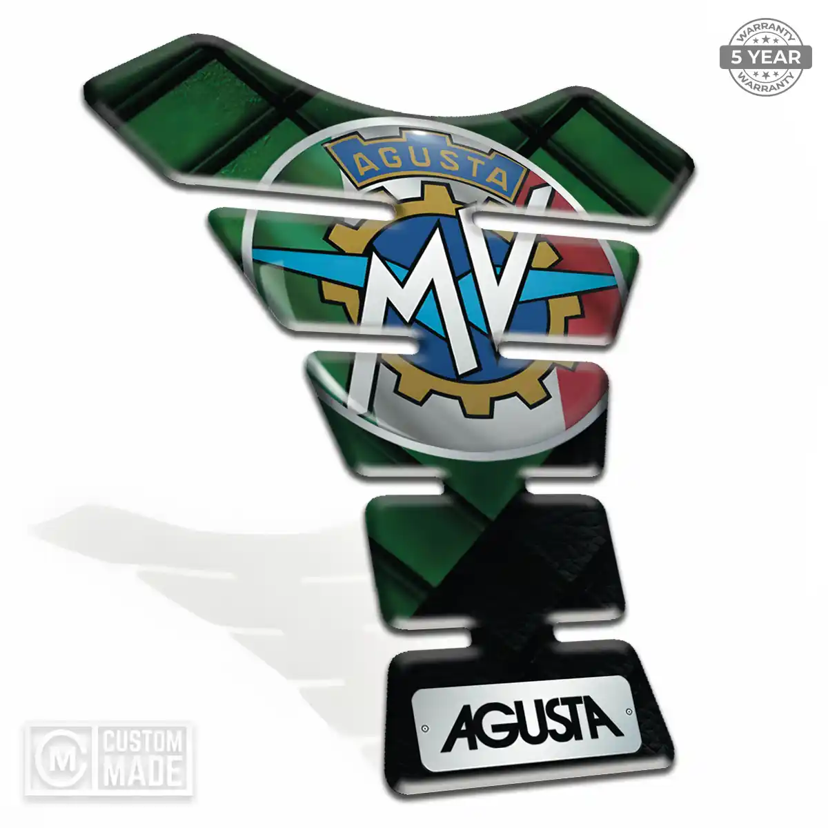 Agusta Tank Pad Guard Refined Design