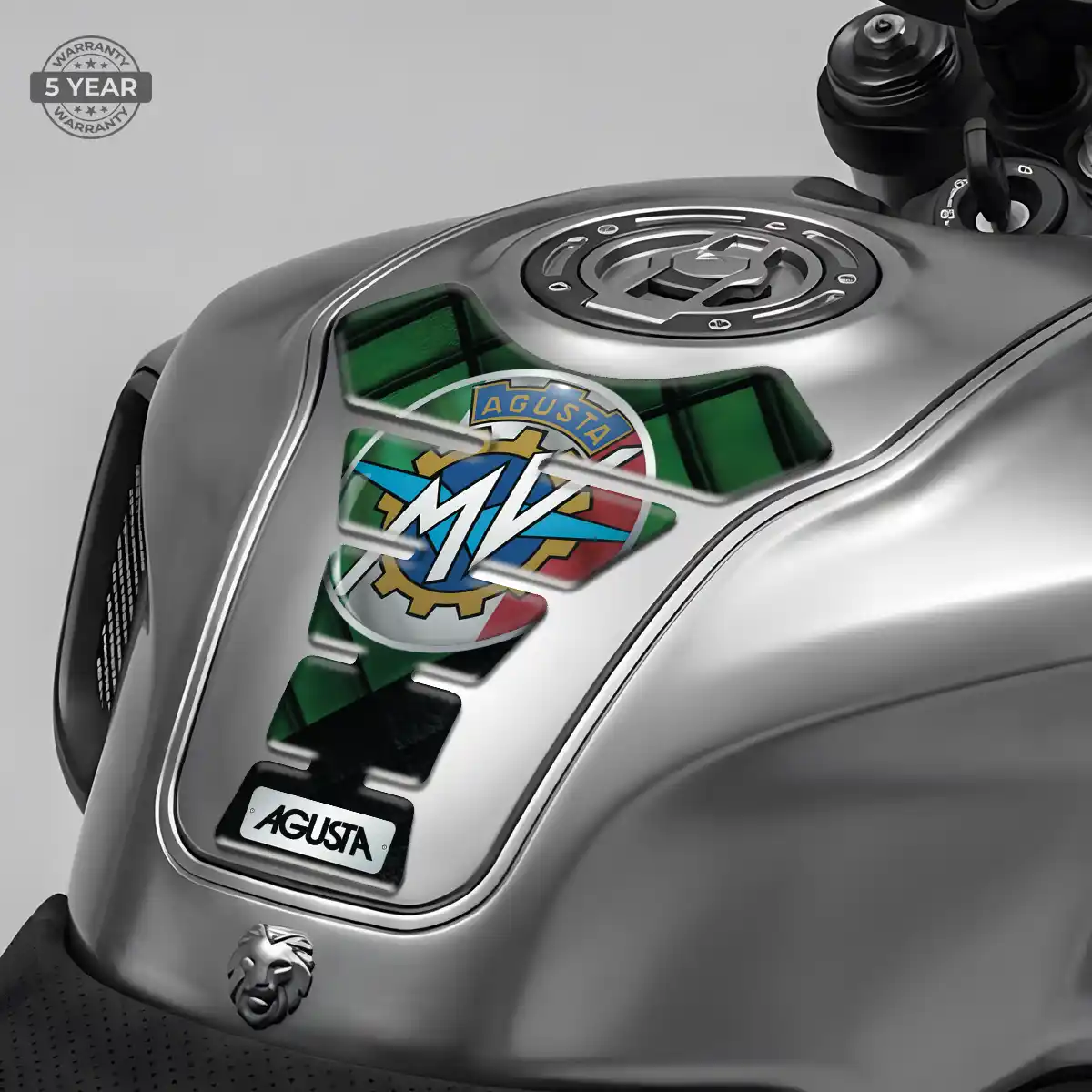 Agusta Tank Pad Guard Refined Design