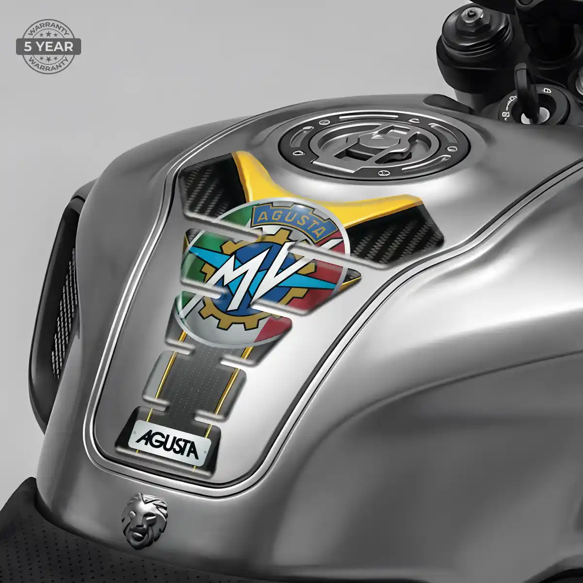 Agusta Tank Pad Motorcycle Elite Finish