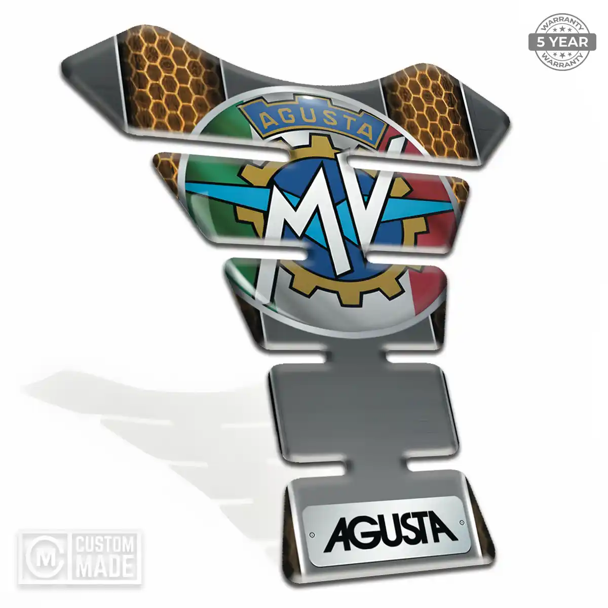 Agusta Tank Pad Protector Motorbike Elite Finish