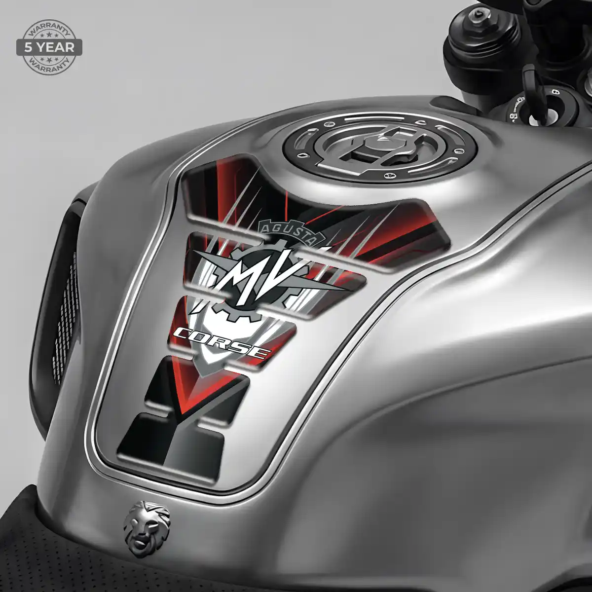 Agusta Tank Pad Protector Motorcycle Refined Design