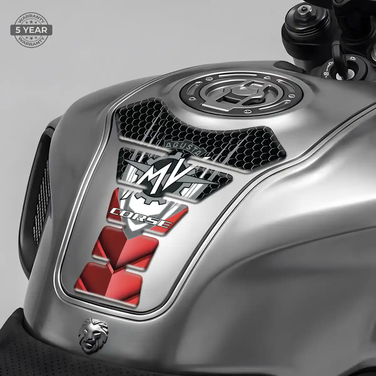 Agusta Tank Pads Fuse Motorbike Refined Design