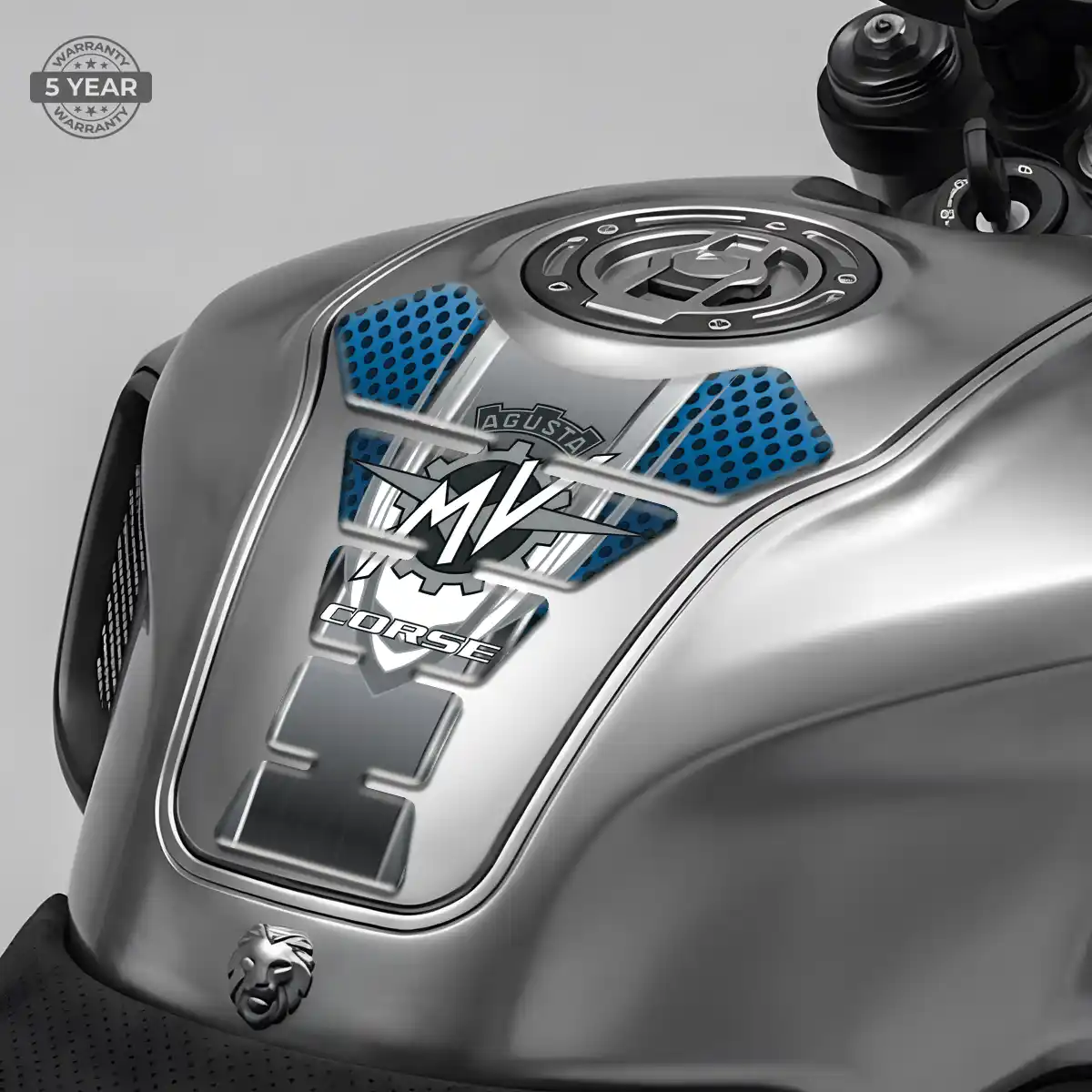 Agusta Tank Pads Fuse Motorcycle Elite Finish