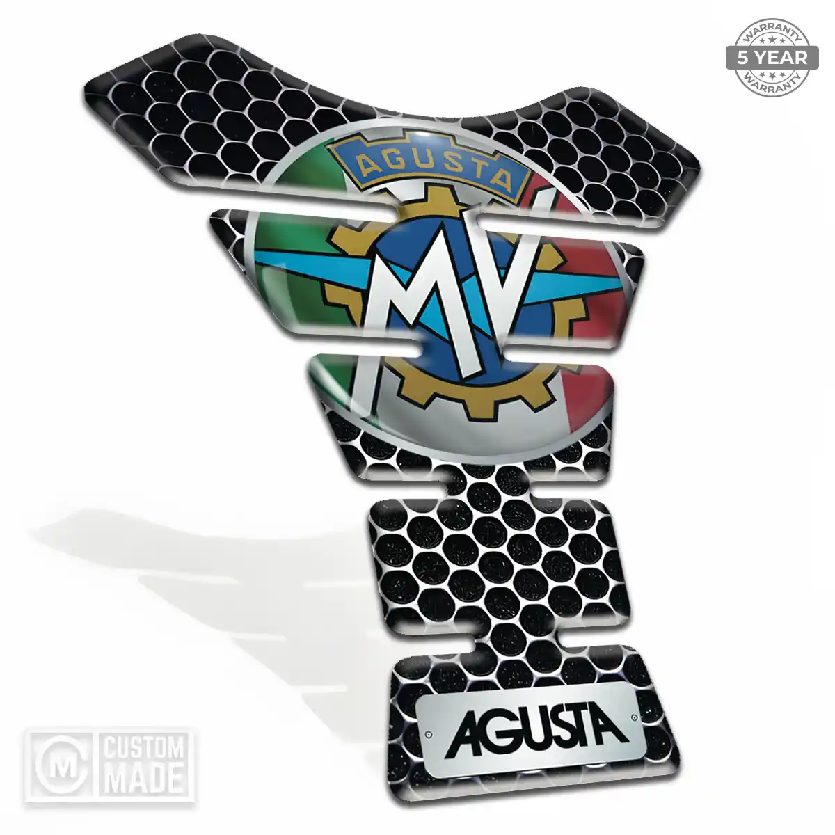 Agusta Tank Pads Guards Motorbike Sleek Style