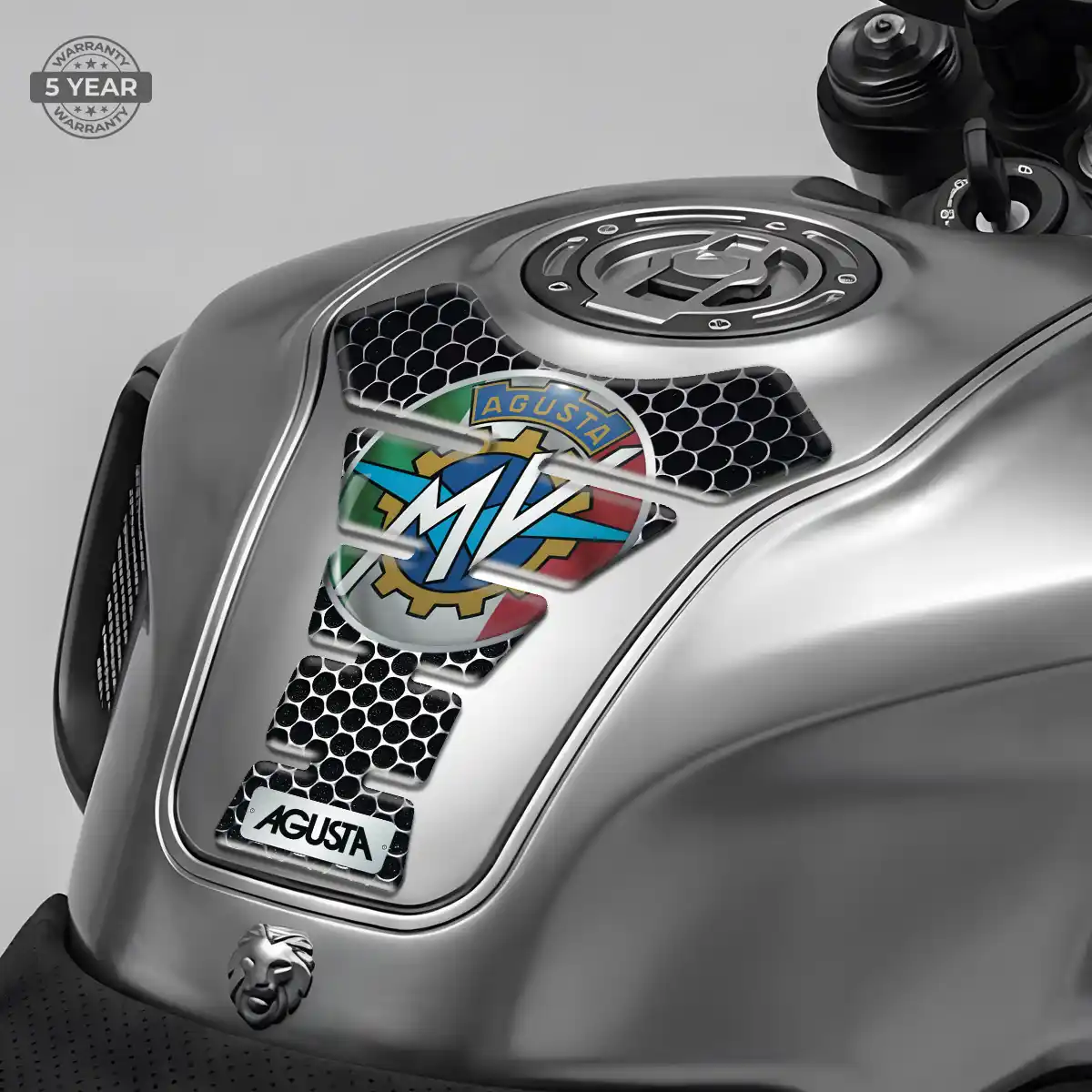 Agusta Tank Pads Guards Motorbike Sleek Style