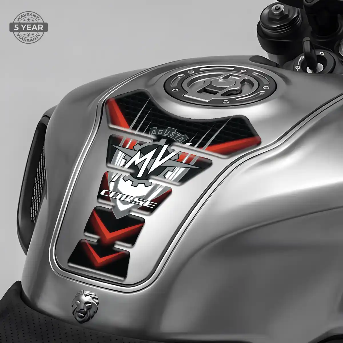 Agusta Tank Pads Guards Motorcycle Sleek Style
