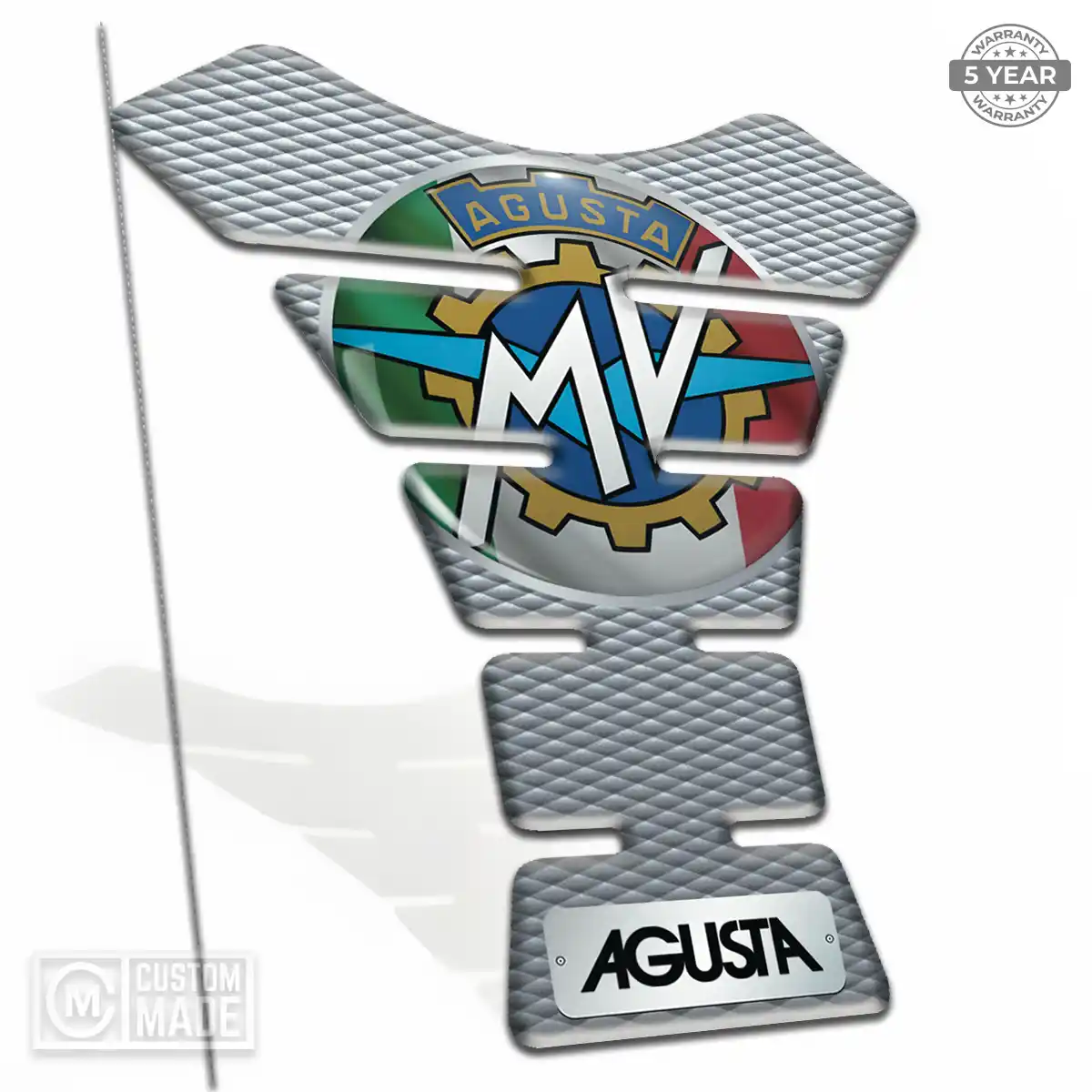 Agusta Tank Pads Guards Sleek Style
