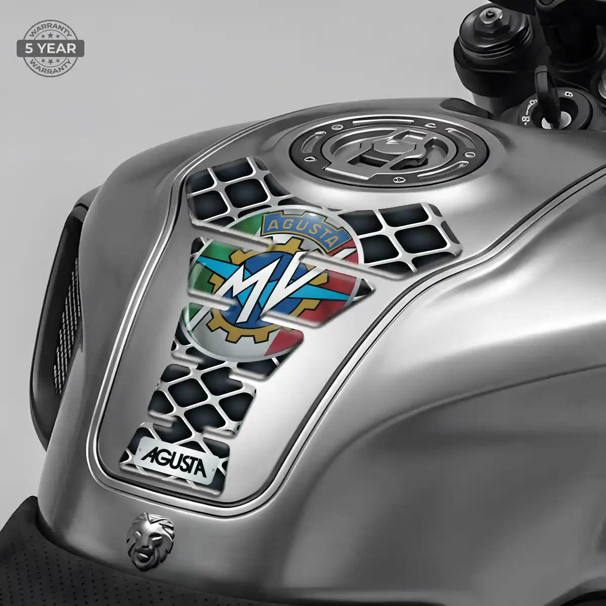 Agusta Tank Pads Motorbike Refined Design