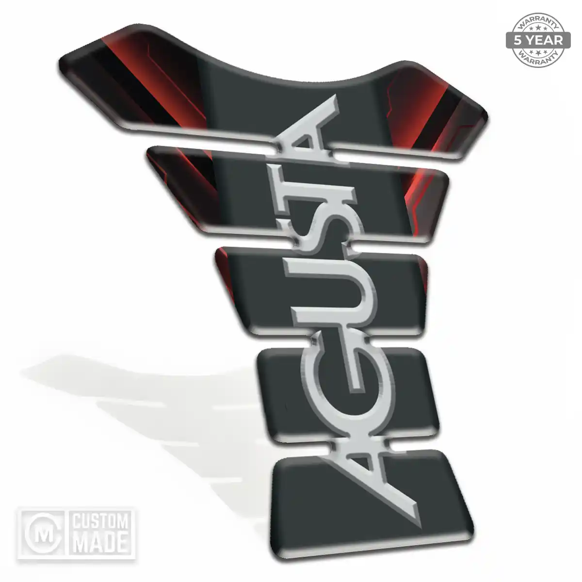 Agusta Tank Pads Motorcycle Refined Design