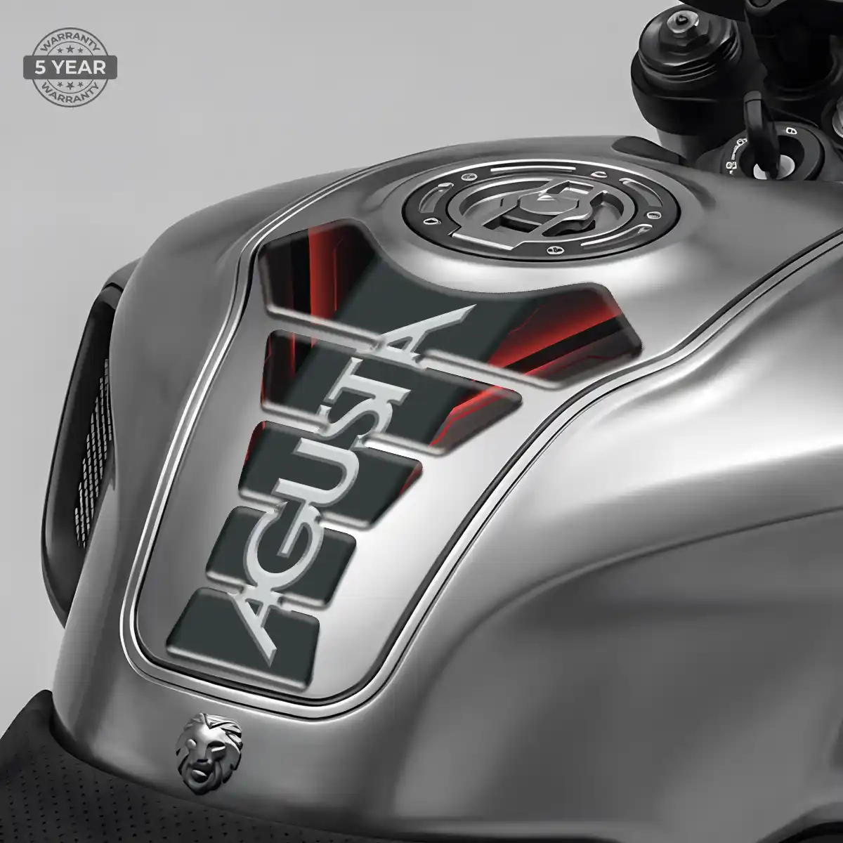 Agusta Tank Pads Motorcycle Refined Design