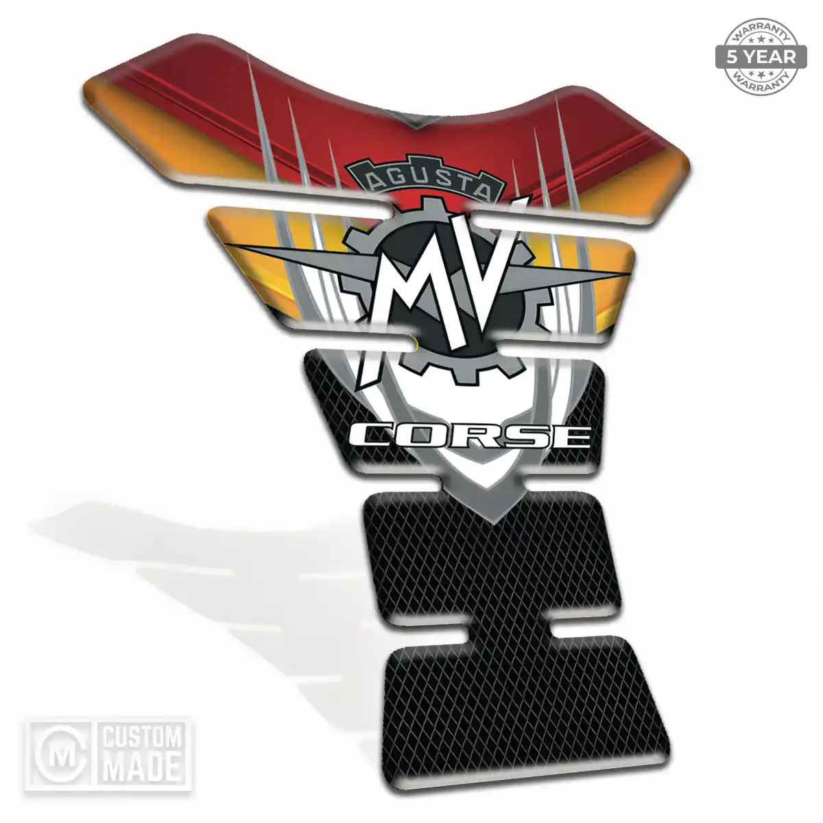 Agusta Tank Pads Motorcycle Signature Grade