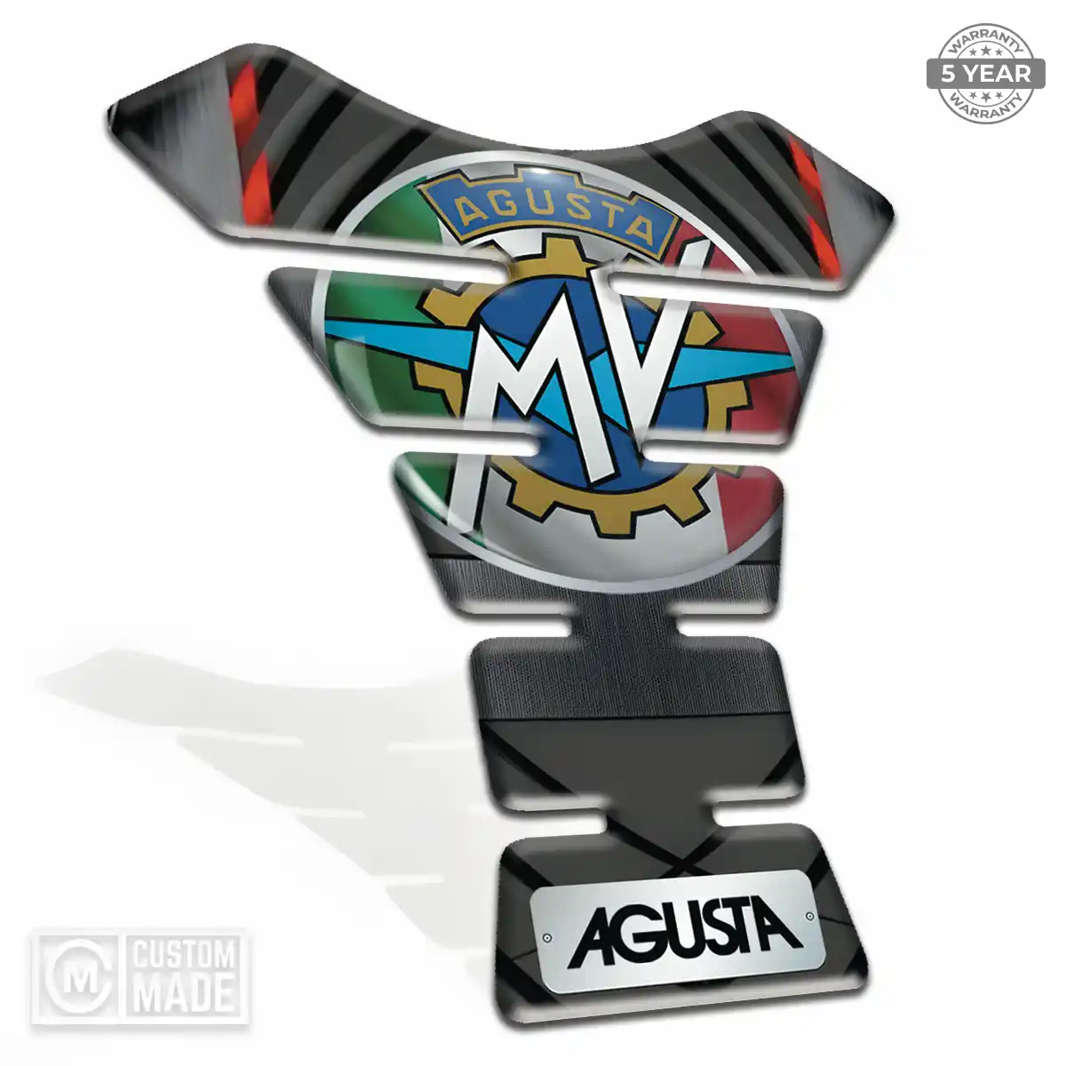 Agusta Tank Pads Protector Motorbike Refined Design