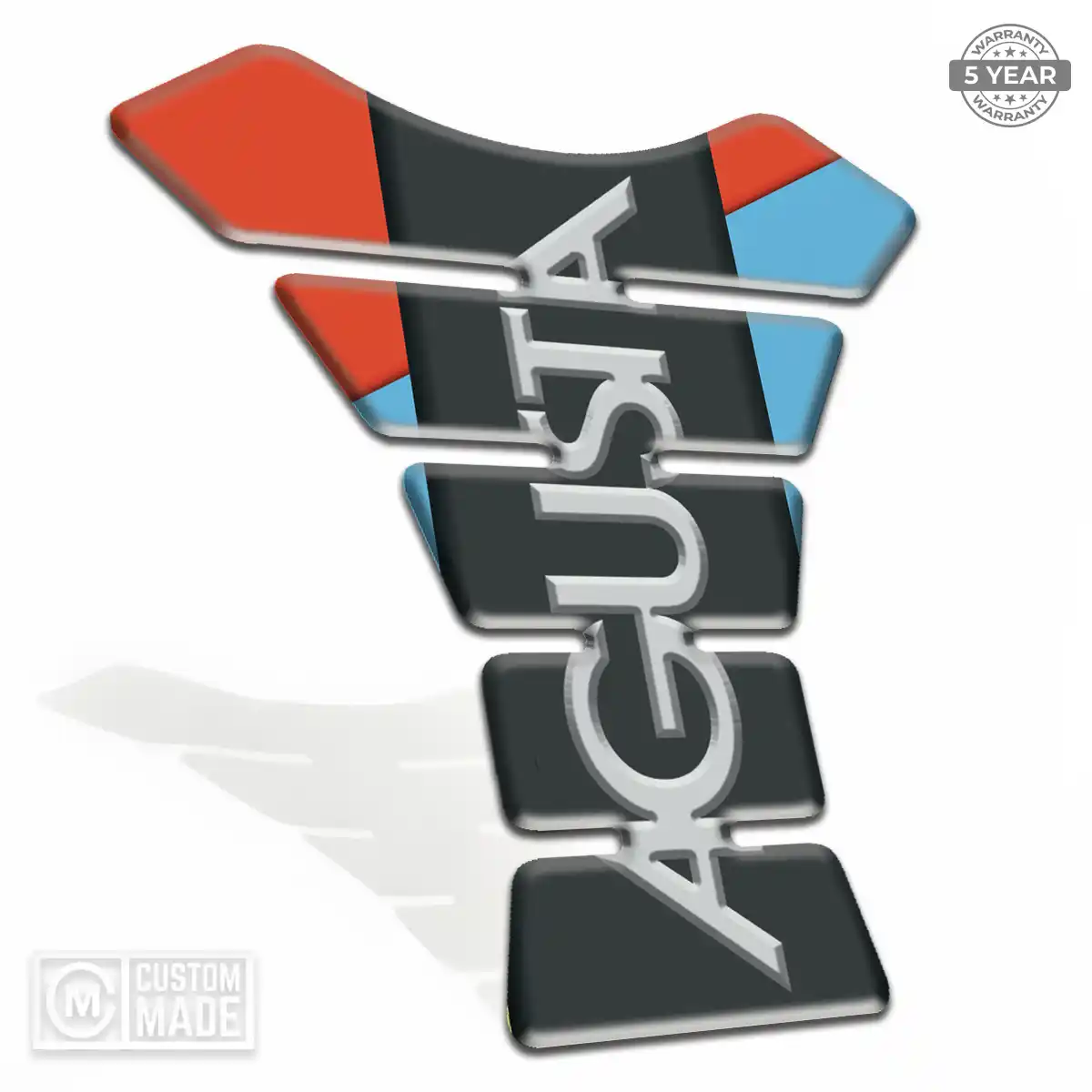 Agusta Tank Pads Protector Motorcycle Refined Design