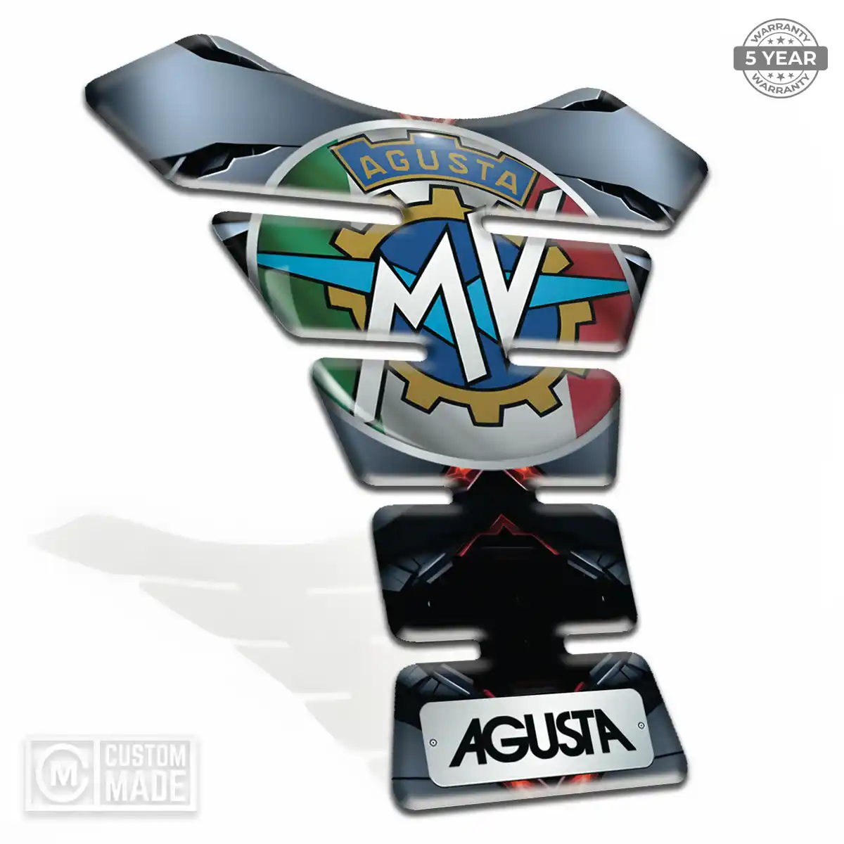 Agusta Tank Pads Protector Motorcycle Signature Grade