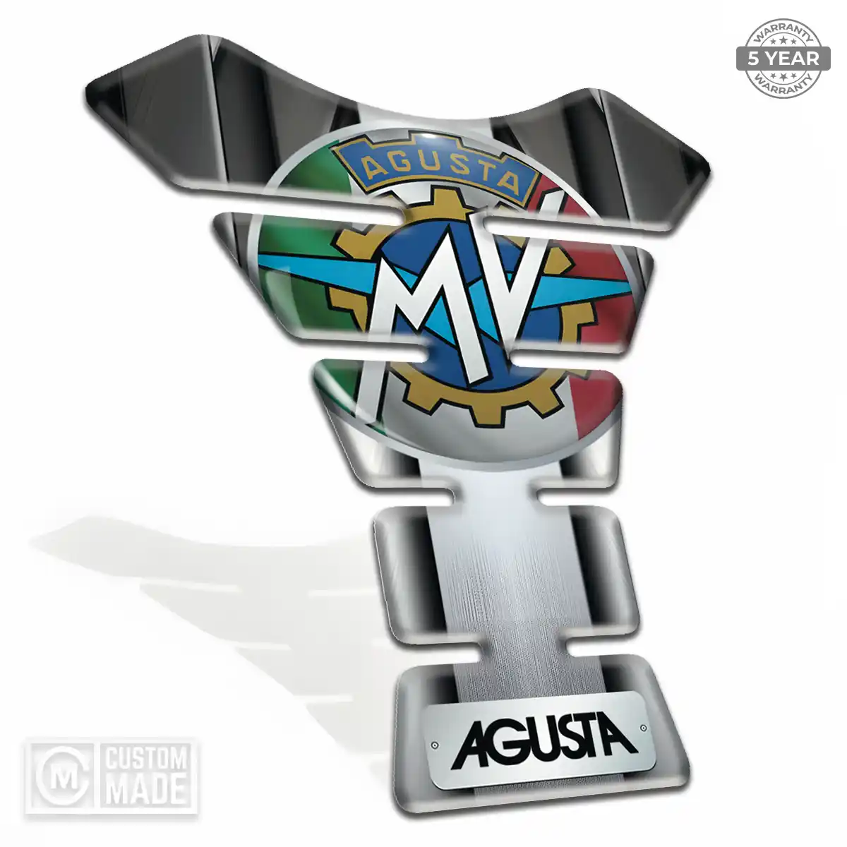 Agusta Tank Pads Protector Motorcycle Sleek Style