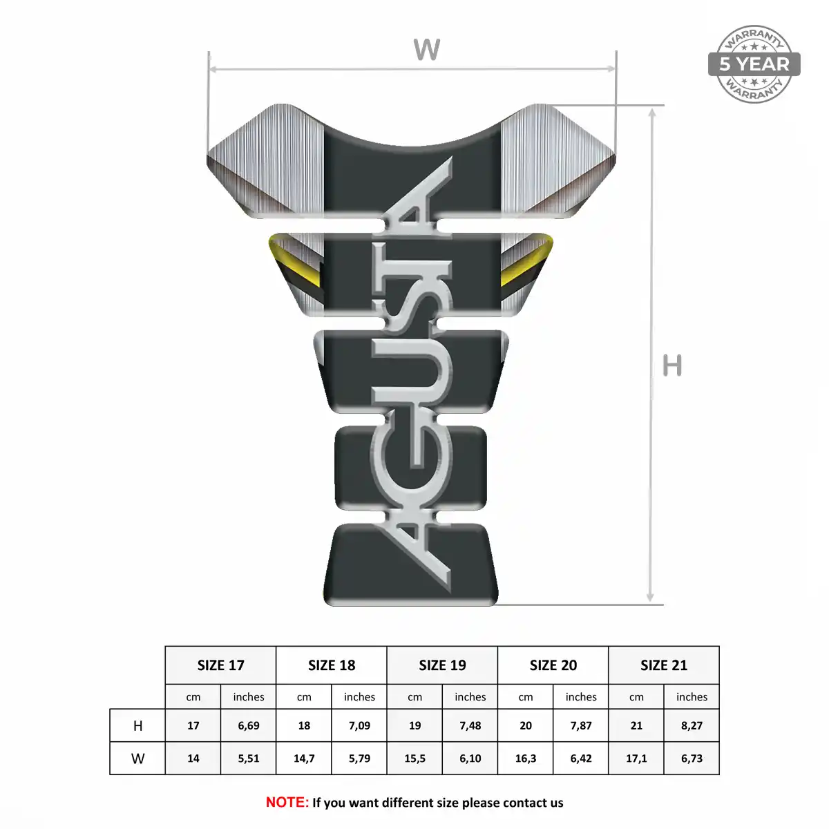 Agusta Tank Protector Fuse Refined Design