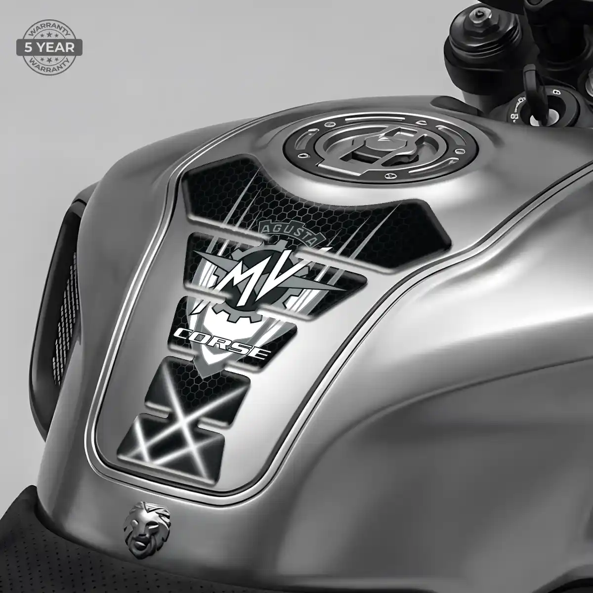 Agusta Tank Protector Guard Motorcycle Refined Design