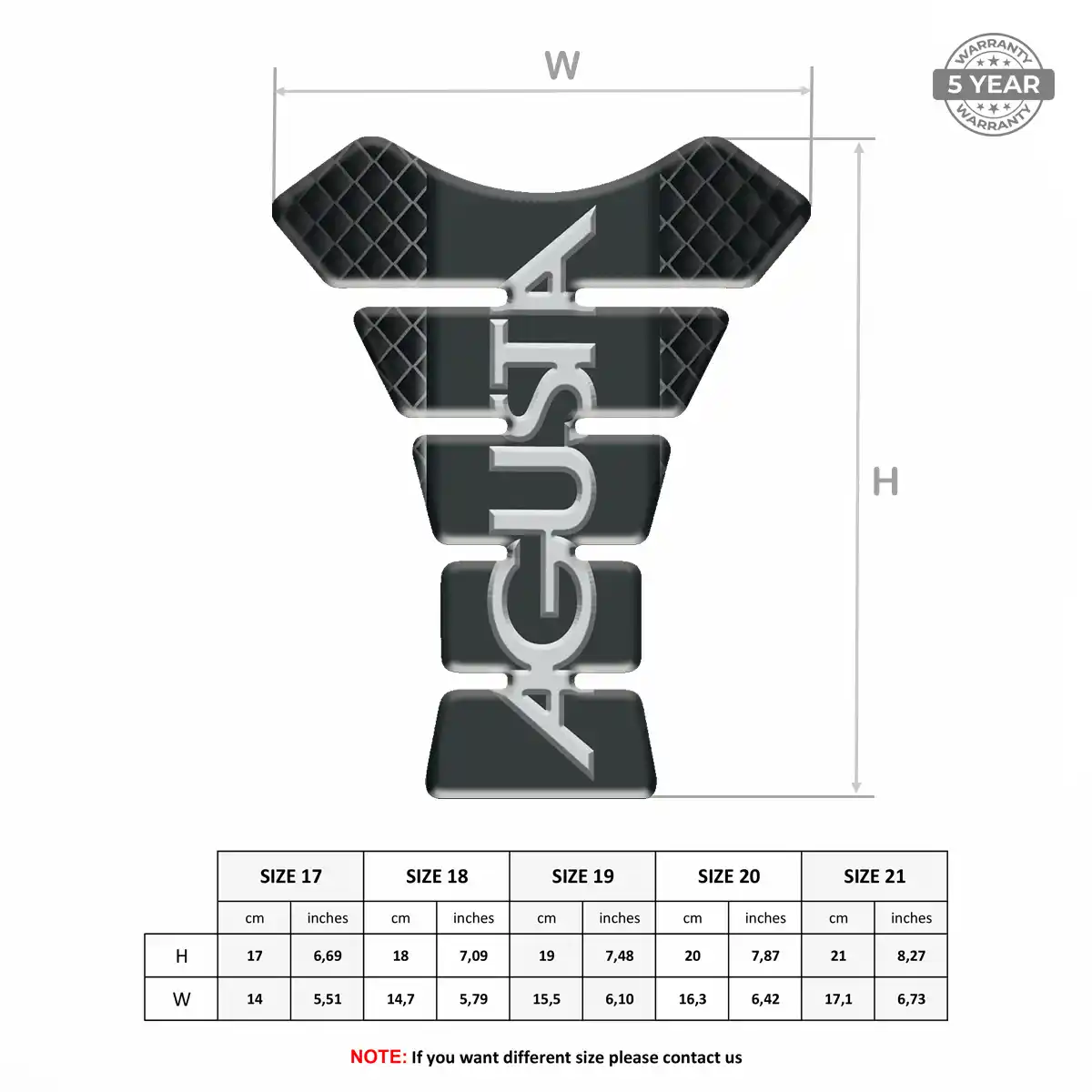 Agusta Tank Protector Guard Prime Quality