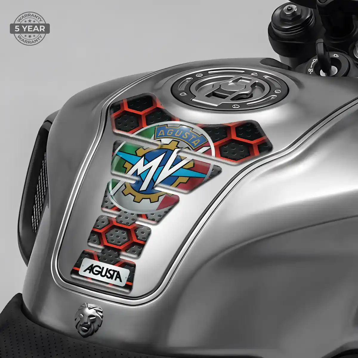 Agusta Tank Protector Guards Motorbike Refined Design