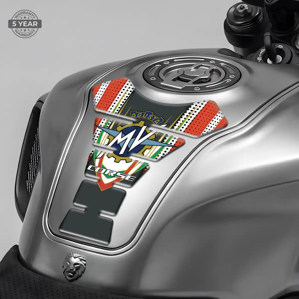 Agusta Tank Protector Guards Motorcycle Refined Design