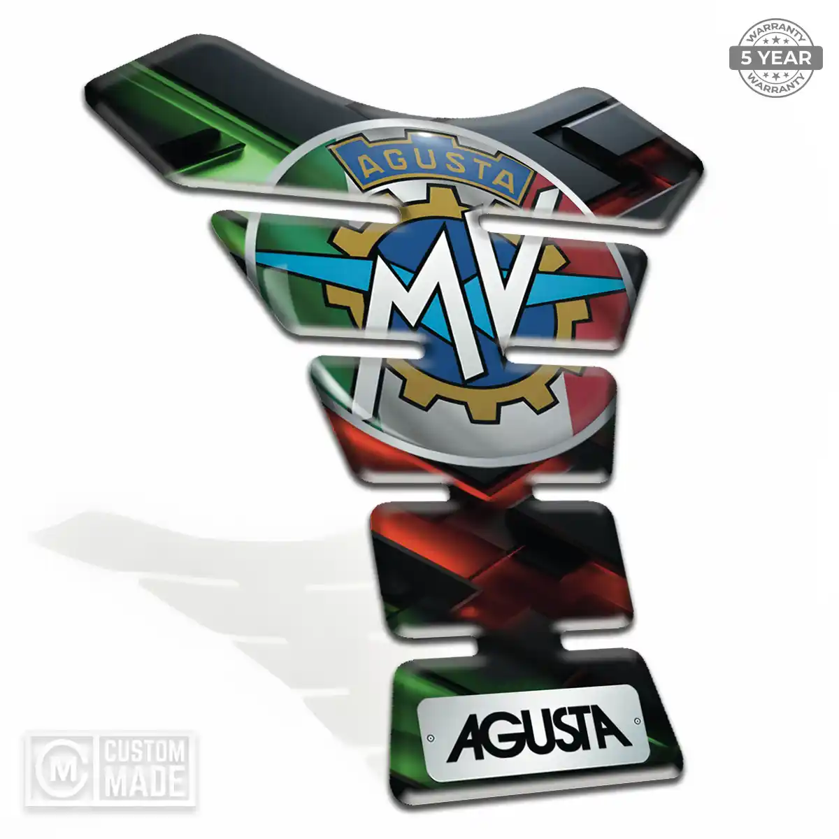 Agusta Tank Protector Guards Sleek Style