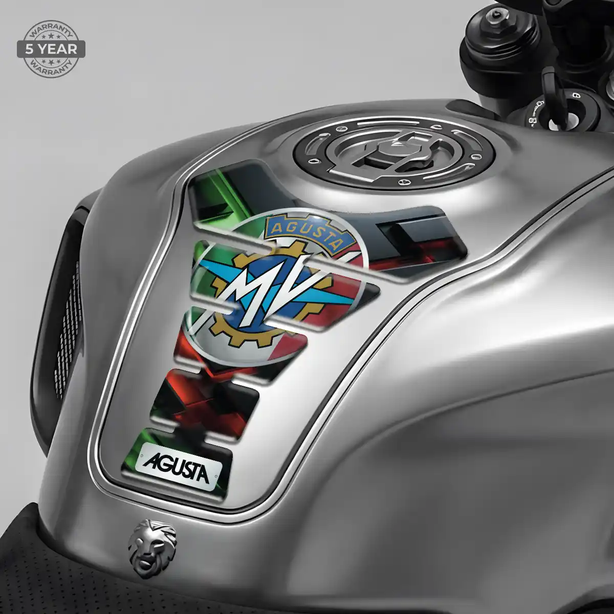 Agusta Tank Protector Guards Sleek Style