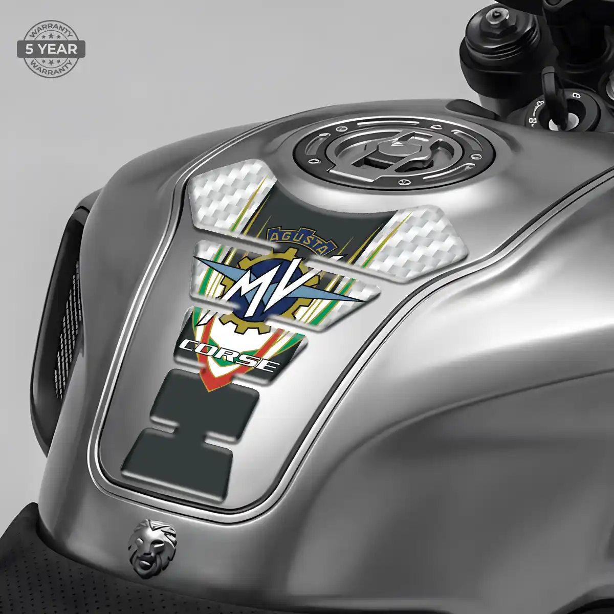 Agusta Tank Protector Pad Motorcycle Elite Finish