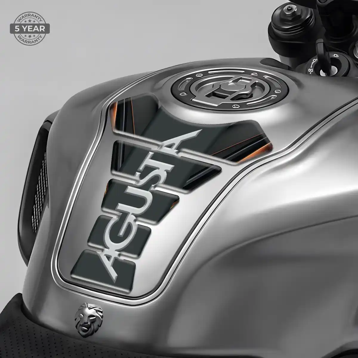Agusta Tank Protector Pad Motorcycle Sleek Style