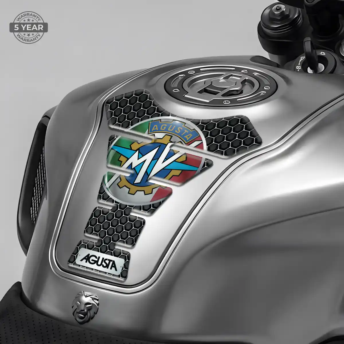 Agusta Tank Sticker Sleek Style