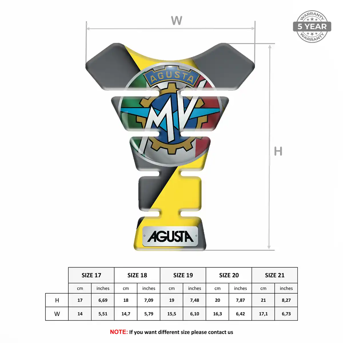 Agusta Tank Sticker Superior Craft