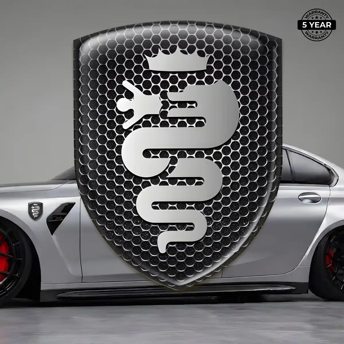 Alfa Romeo 3D Badge Sticker Exclusive Series