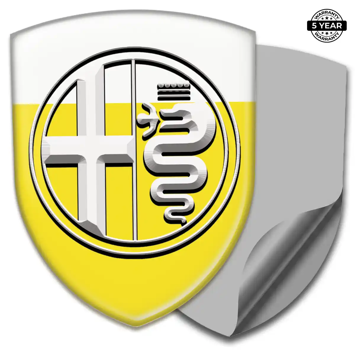 Alfa Romeo 3D Domed Sticker Exclusive Series